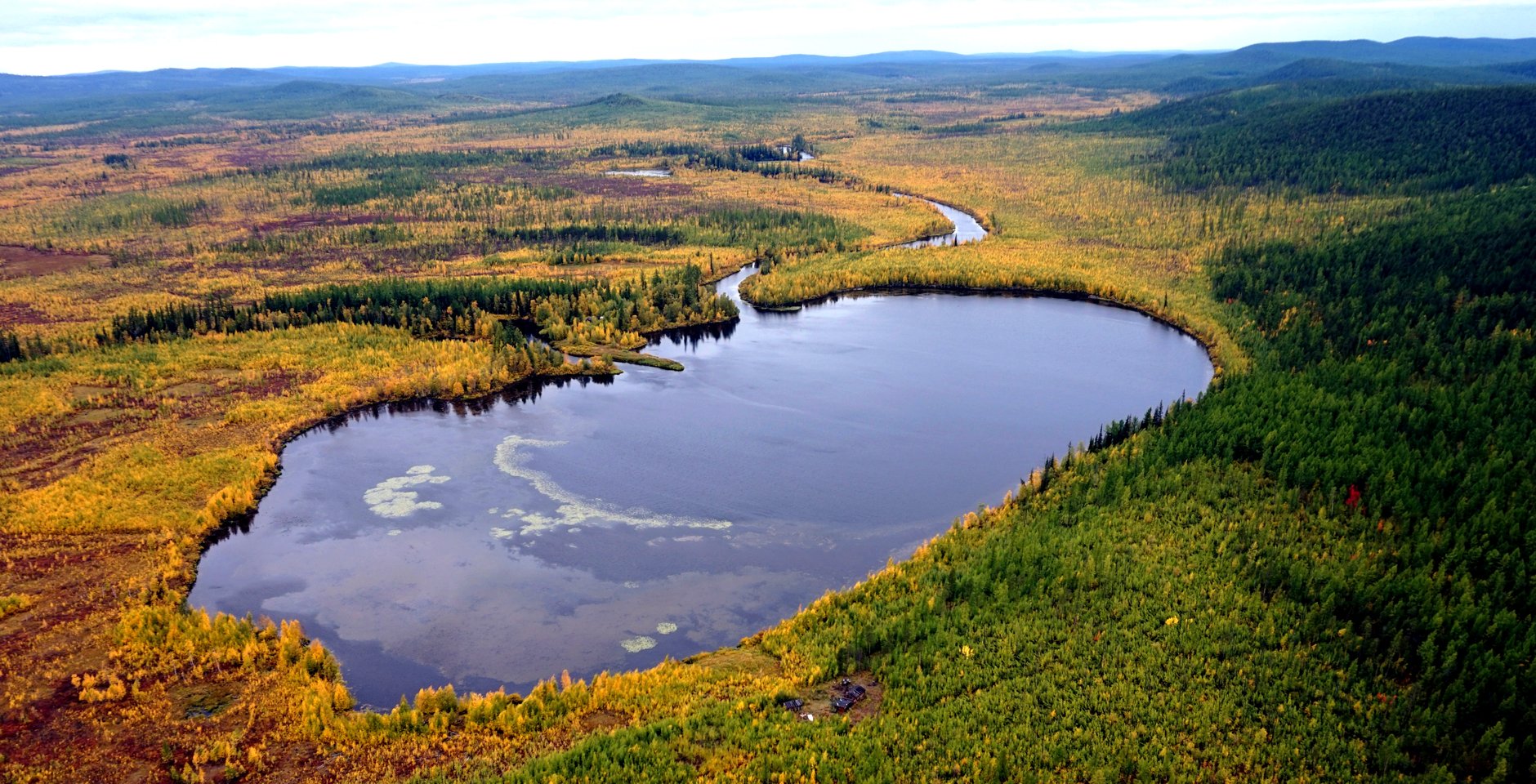 Озеро Чеко. Заповедник «Тунгусский». Фото: Евгения Мороз